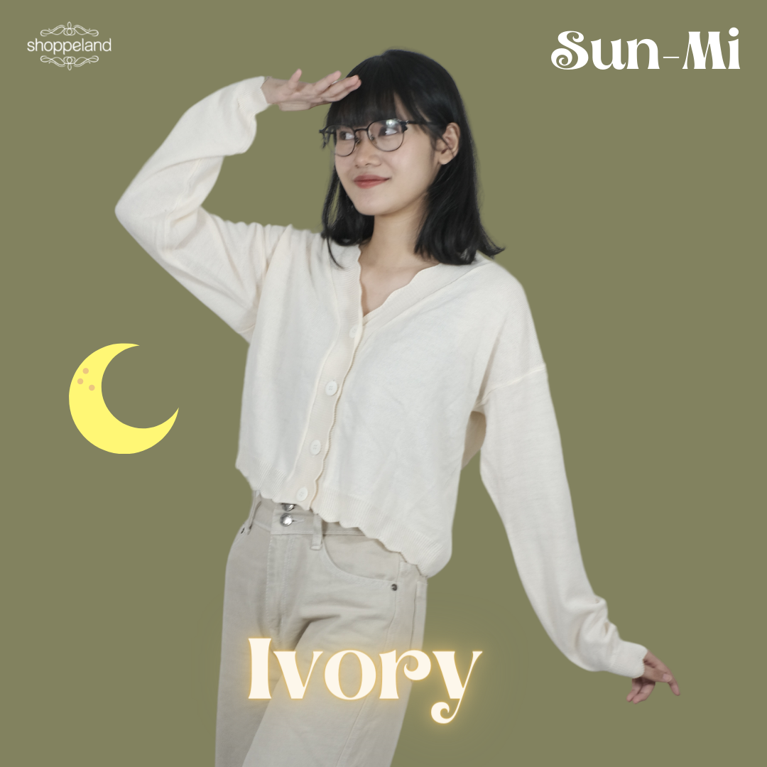 NEWSHOPPELAND - SunMi Crop Cardigan Premium
