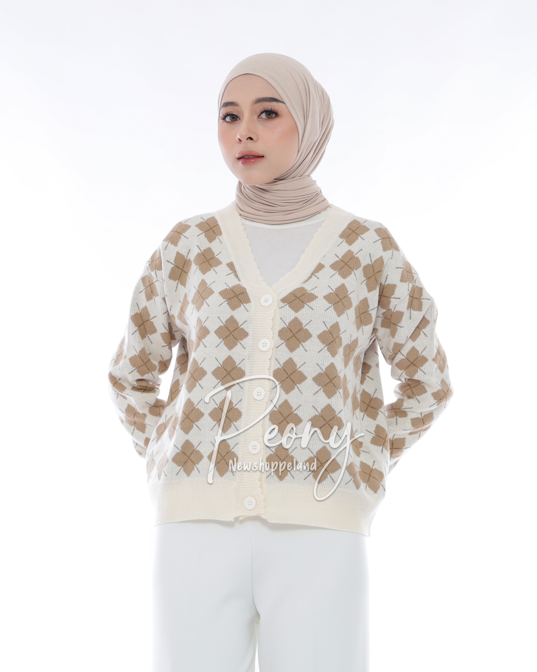 NEWSHOPPELAND - Peony Clover Cardigan Premium