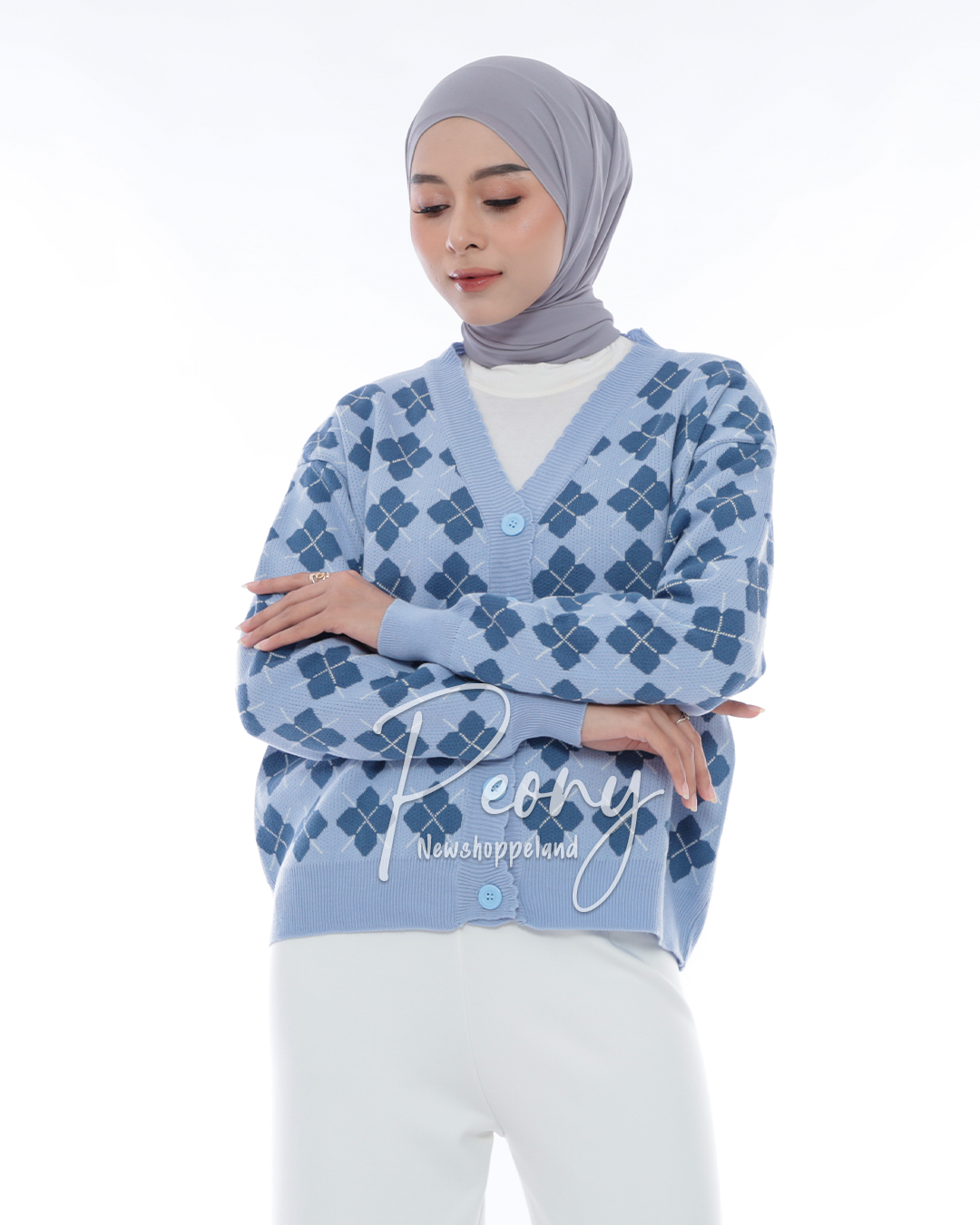 NEWSHOPPELAND - Peony Clover Cardigan Premium