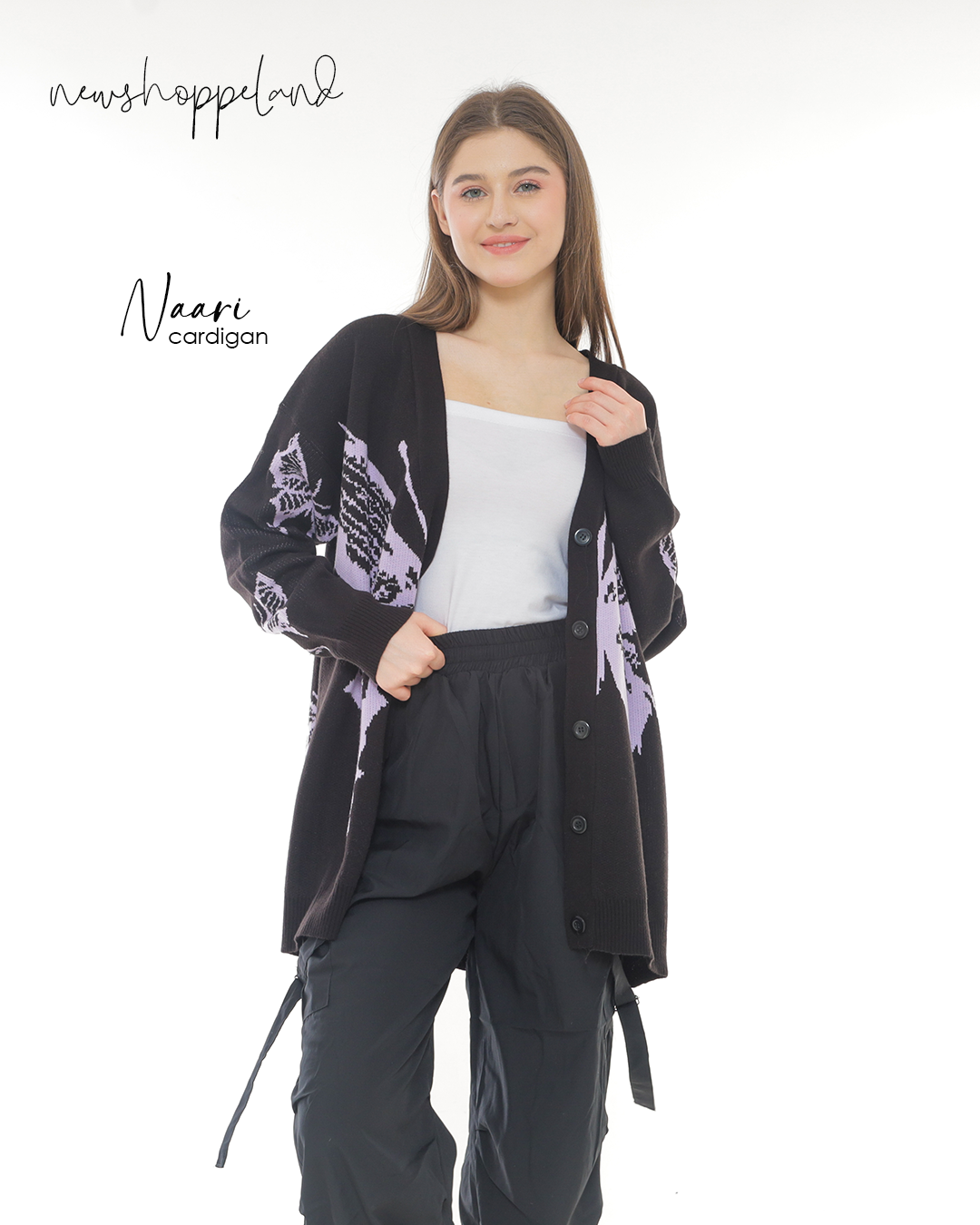 NEWSHOPPELAND - Naari Butterfly Cardigan Oversize Premium