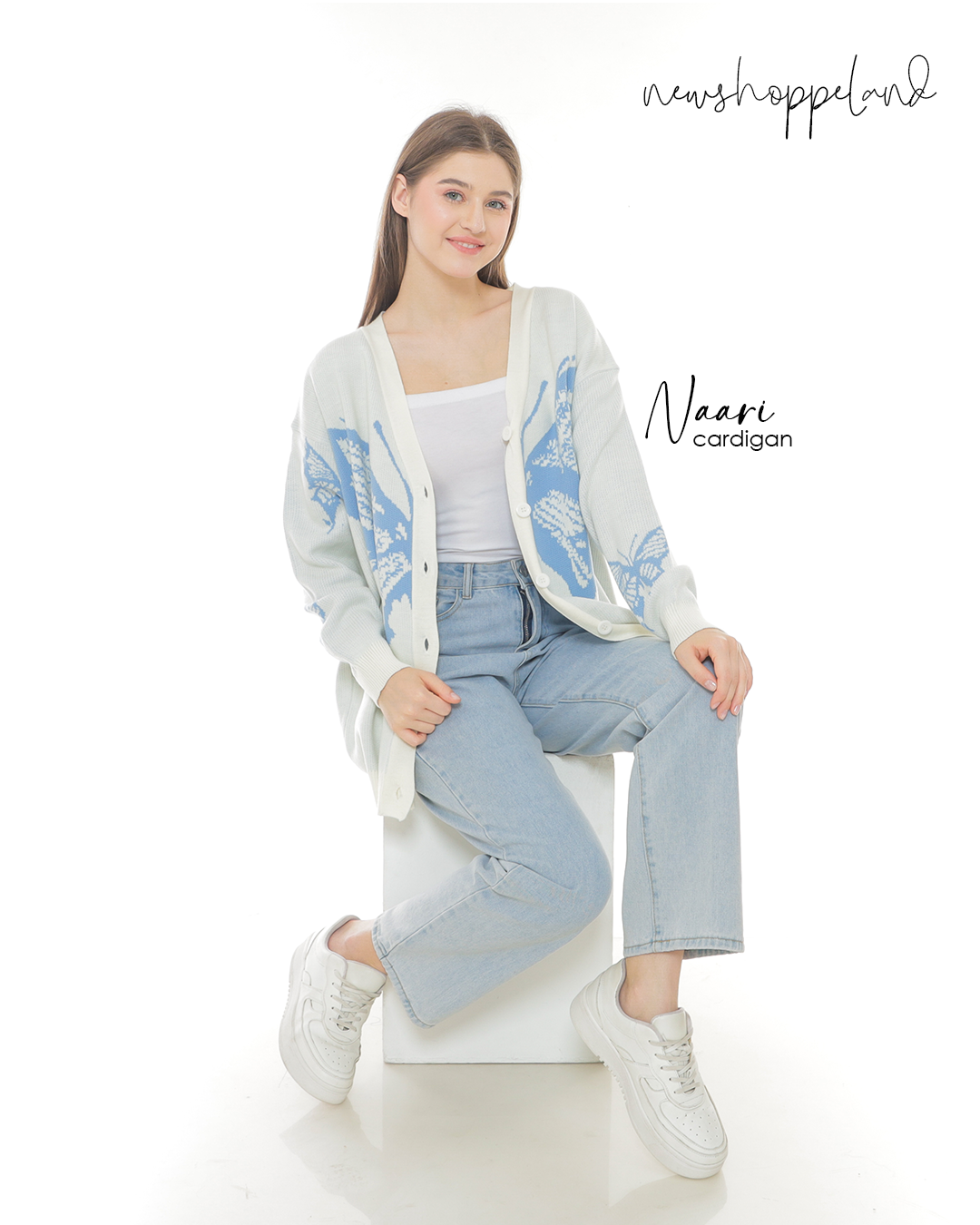 NEWSHOPPELAND - Naari Butterfly Cardigan Oversize Premium