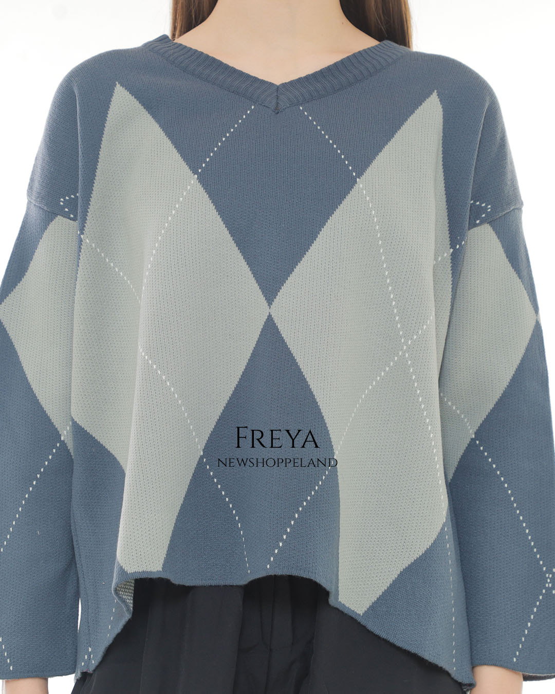 NEWSHOPPELAND - Freya Knit Sweater Oversize Premium