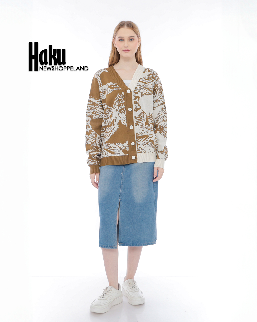 NEWSHOPPELAND - Haku Oversize Knit Cardigan Premium