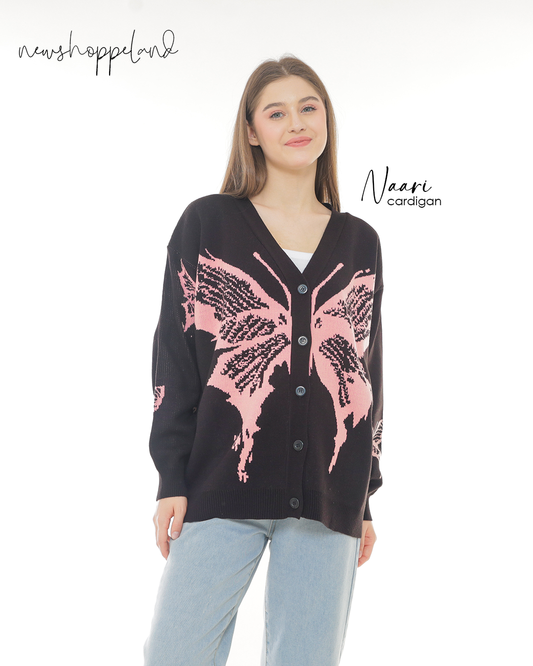 NEWSHOPPELAND - Naari Butterfly Cardigan Oversize Premium