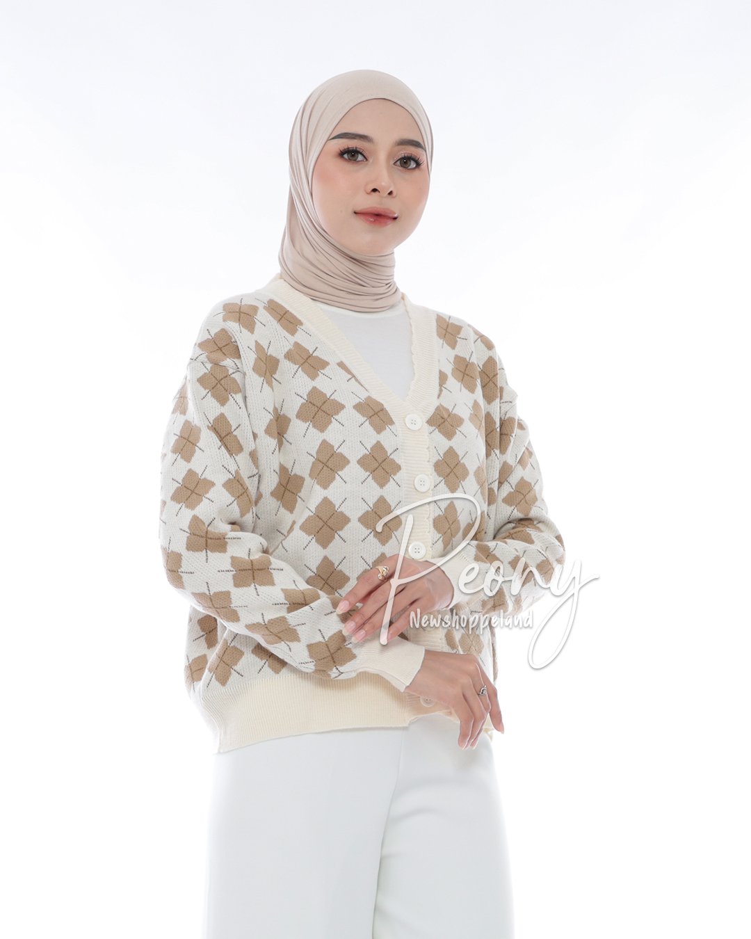 NEWSHOPPELAND - Peony Clover Cardigan Premium