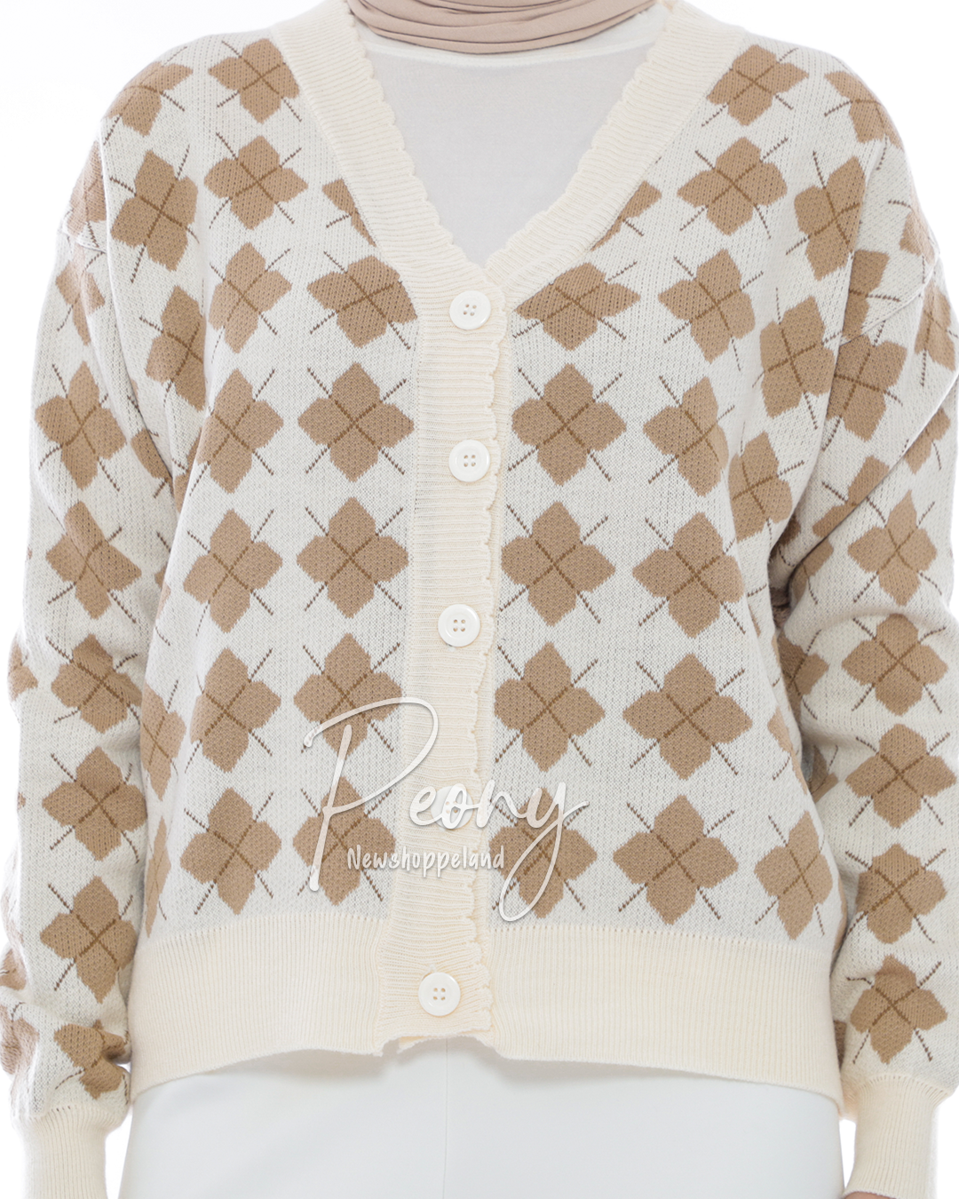 NEWSHOPPELAND - Peony Clover Cardigan Premium