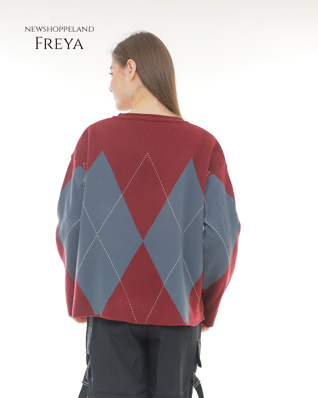 NEWSHOPPELAND - Freya Knit Sweater Oversize Premium