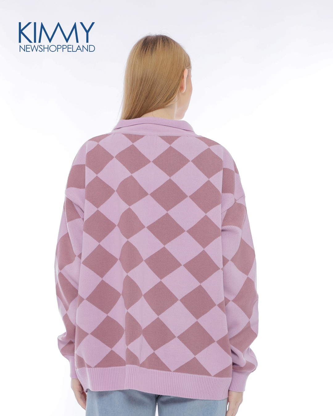 NEWSHOPPELAND - Kimmy Argyle Knit Cardigan Premiun