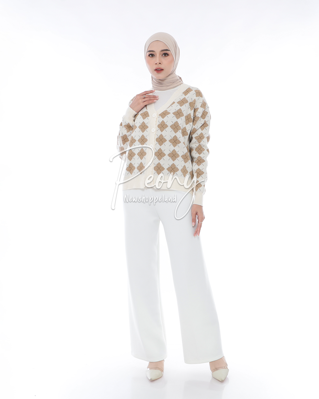 NEWSHOPPELAND - Peony Clover Cardigan Premium