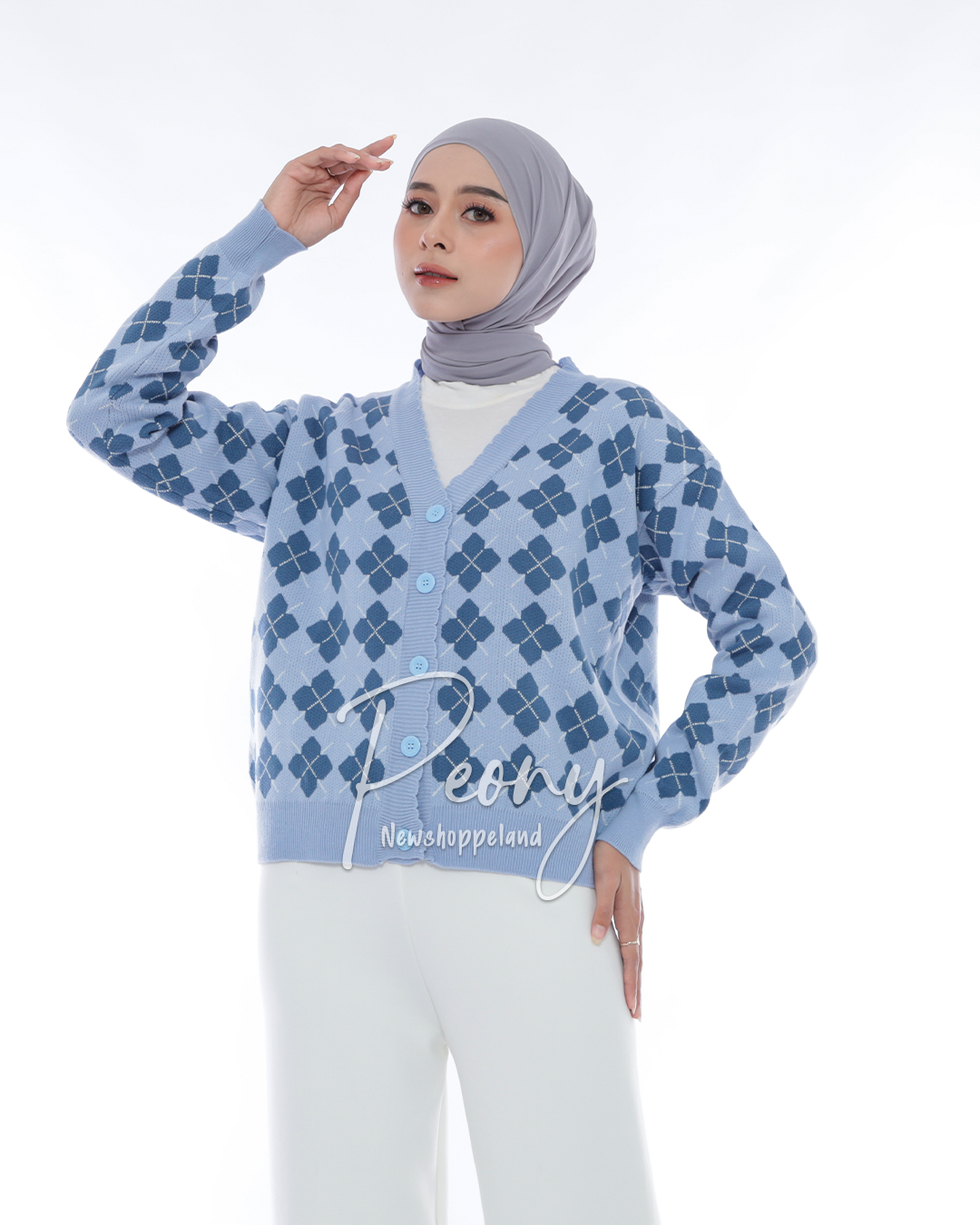 NEWSHOPPELAND - Peony Clover Cardigan Premium