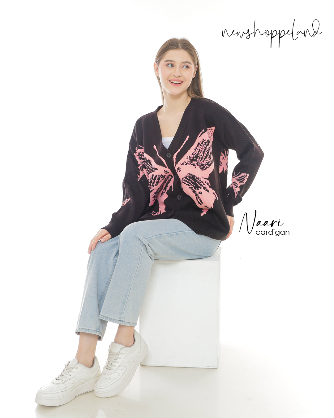 NEWSHOPPELAND - Naari Butterfly Cardigan Oversize Premium