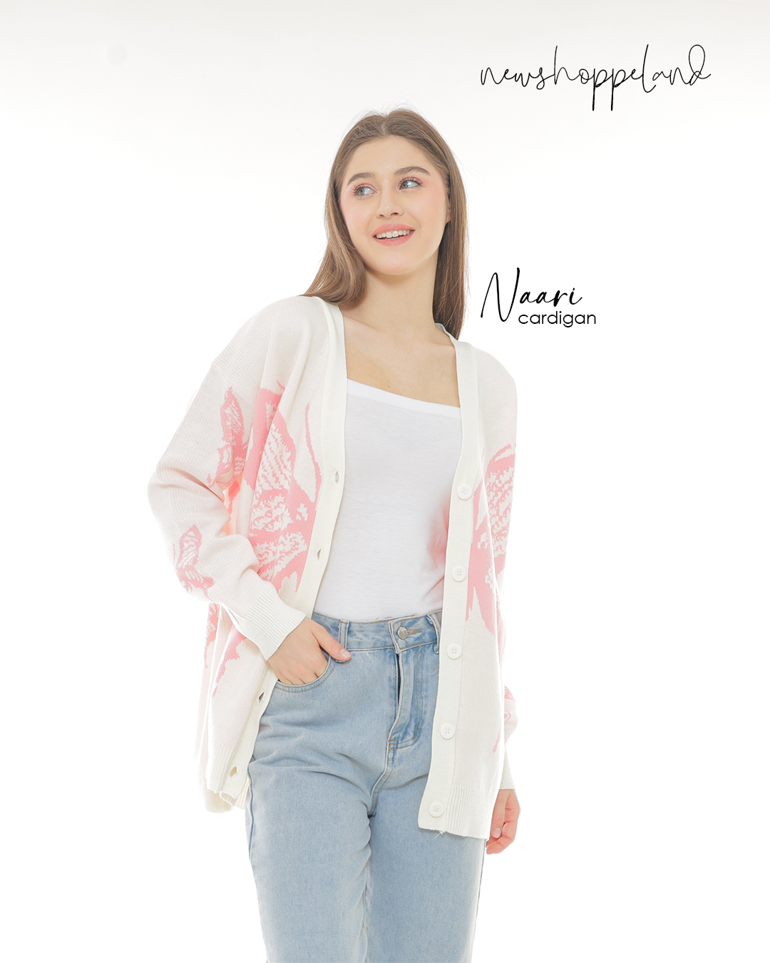 NEWSHOPPELAND - Naari Butterfly Cardigan Oversize Premium