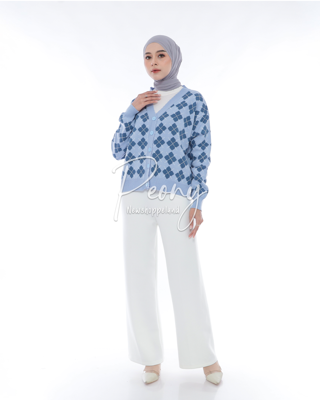 NEWSHOPPELAND - Peony Clover Cardigan Premium