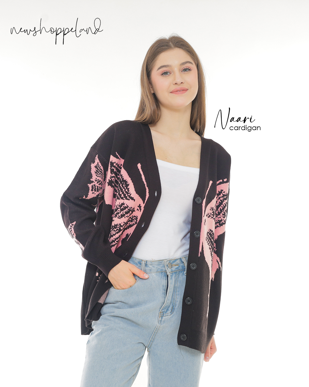 NEWSHOPPELAND - Naari Butterfly Cardigan Oversize Premium