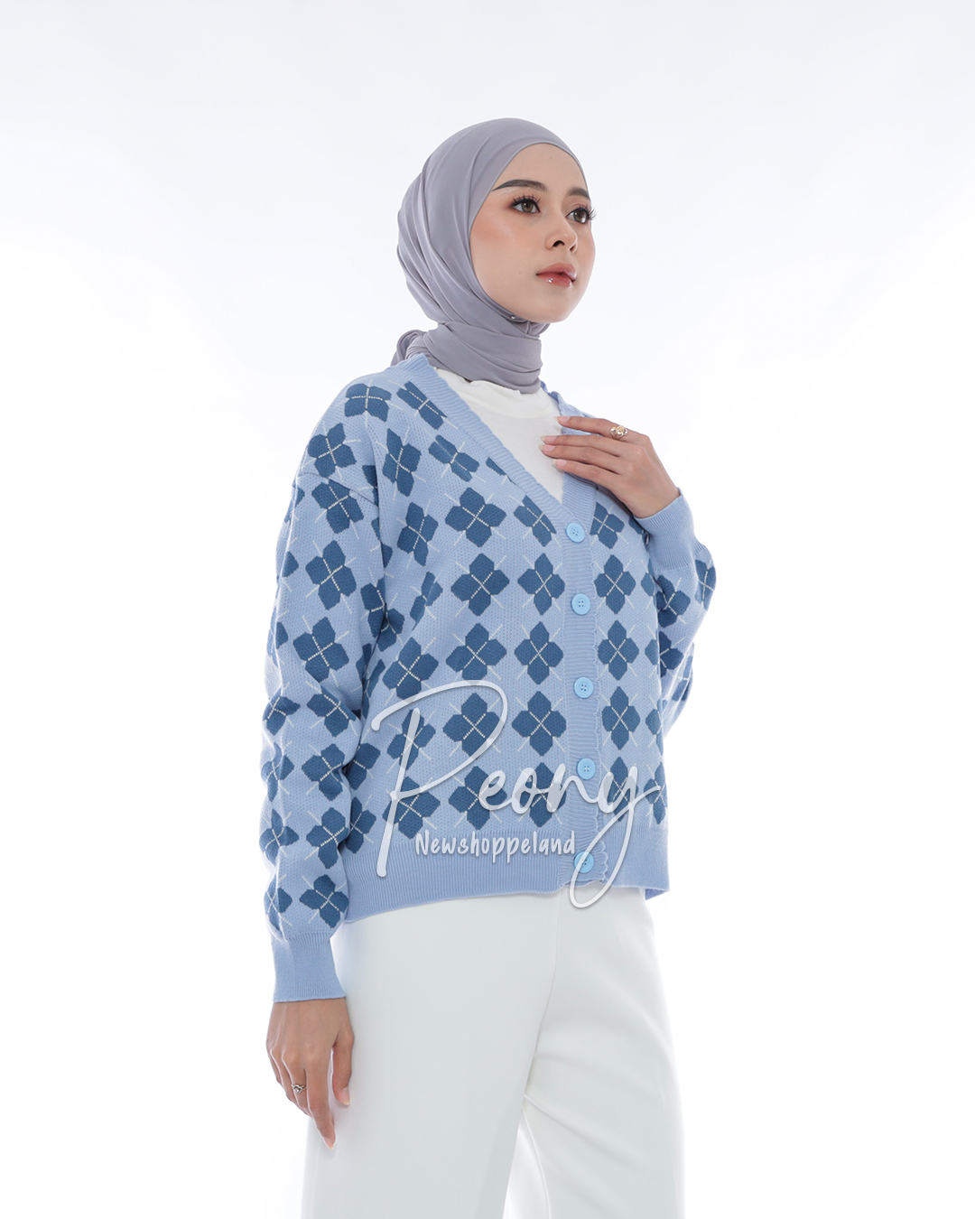 NEWSHOPPELAND - Peony Clover Cardigan Premium