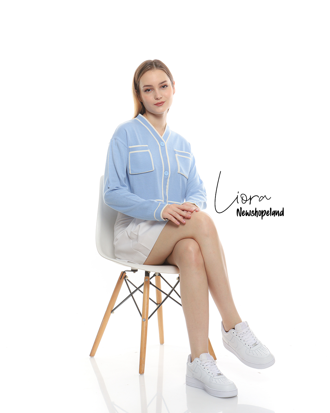 NEWSHOPPELAND - LIORA CROP KNIT CARDIGAN