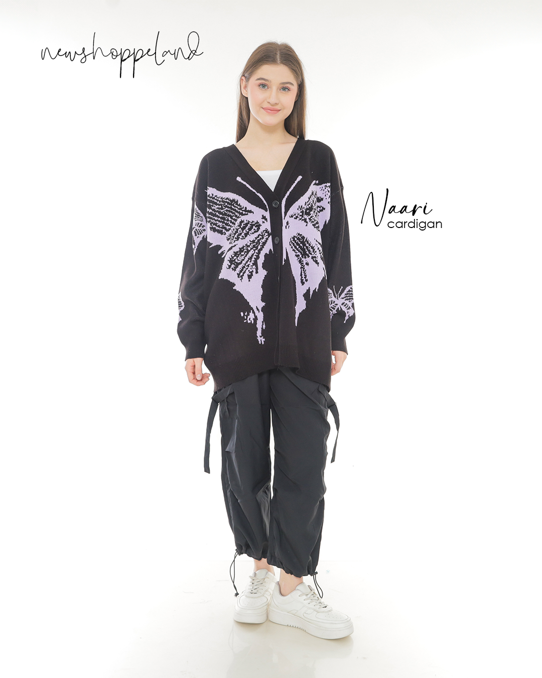 NEWSHOPPELAND - Naari Butterfly Cardigan Oversize Premium