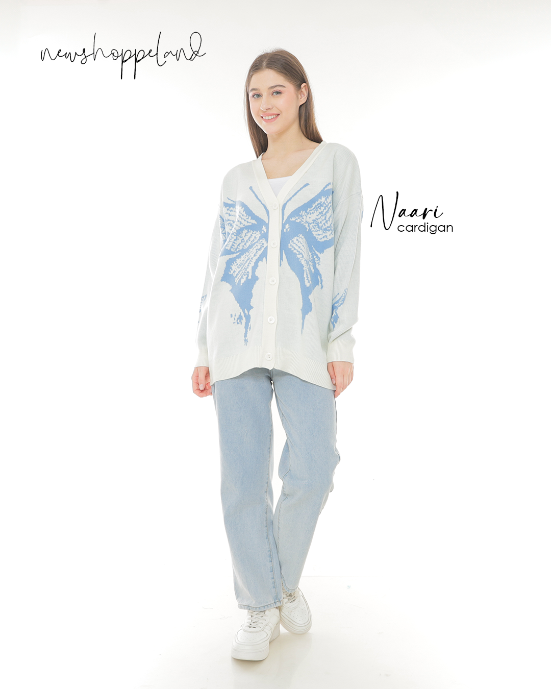 NEWSHOPPELAND - Naari Butterfly Cardigan Oversize Premium