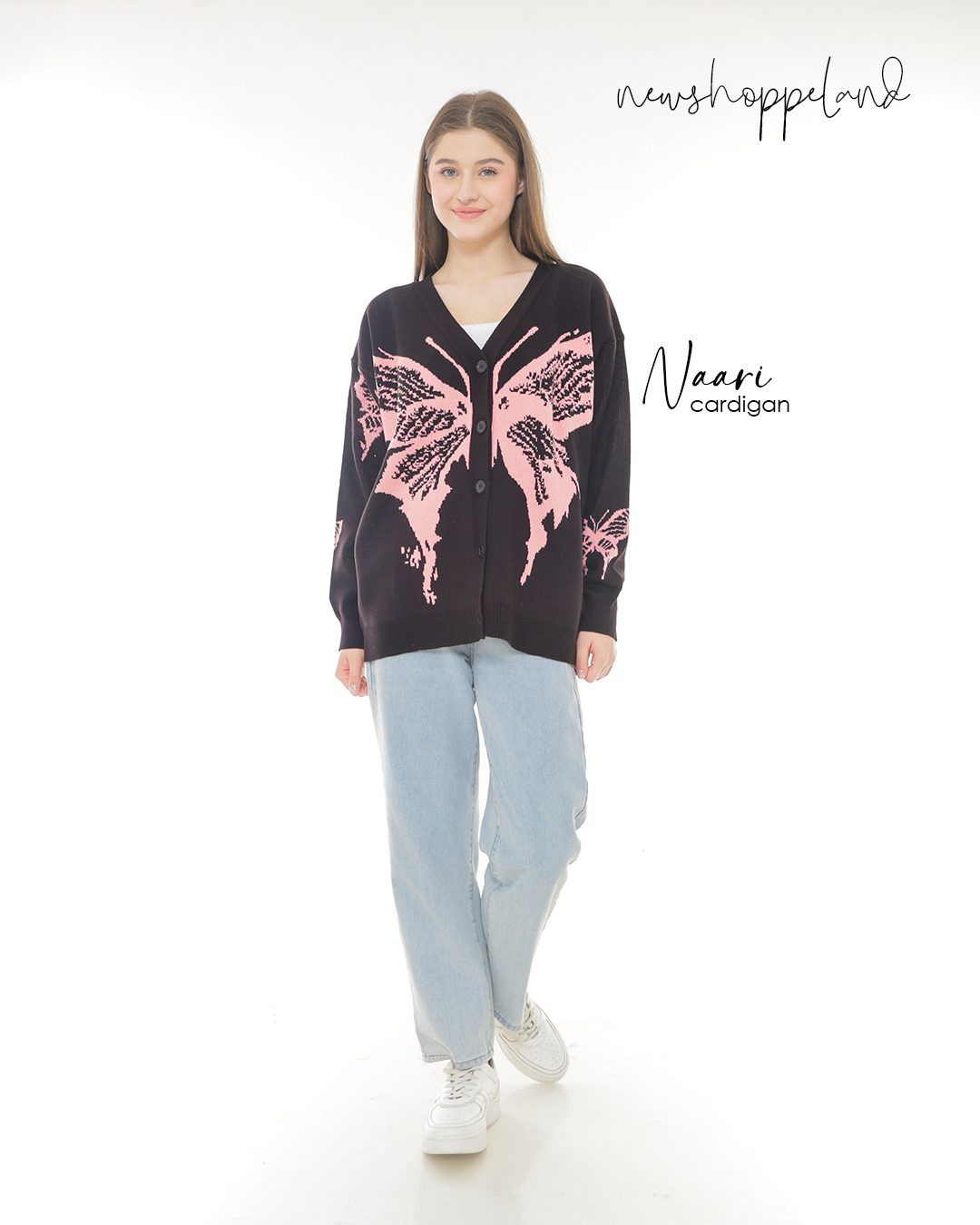 NEWSHOPPELAND - Naari Butterfly Cardigan Oversize Premium