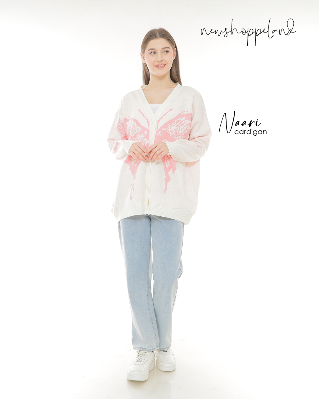 NEWSHOPPELAND - Naari Butterfly Cardigan Oversize Premium