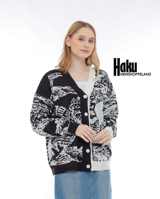 NEWSHOPPELAND - Haku Oversize Knit Cardigan Premium