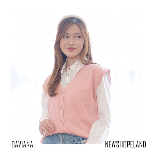 NEWSHOPPELAND - Daviana Vest Knit Premium