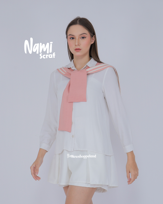 NEWSHOPPELAND - Nami Scarf Sailor Collar Knit Premium