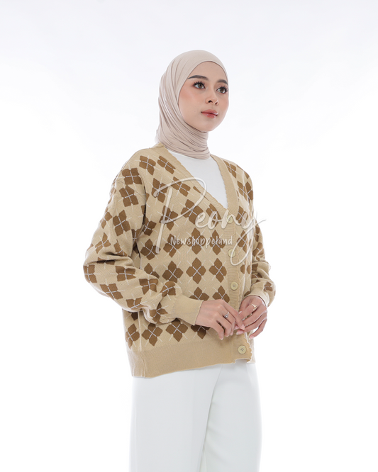 NEWSHOPPELAND - Peony Clover Cardigan Premium