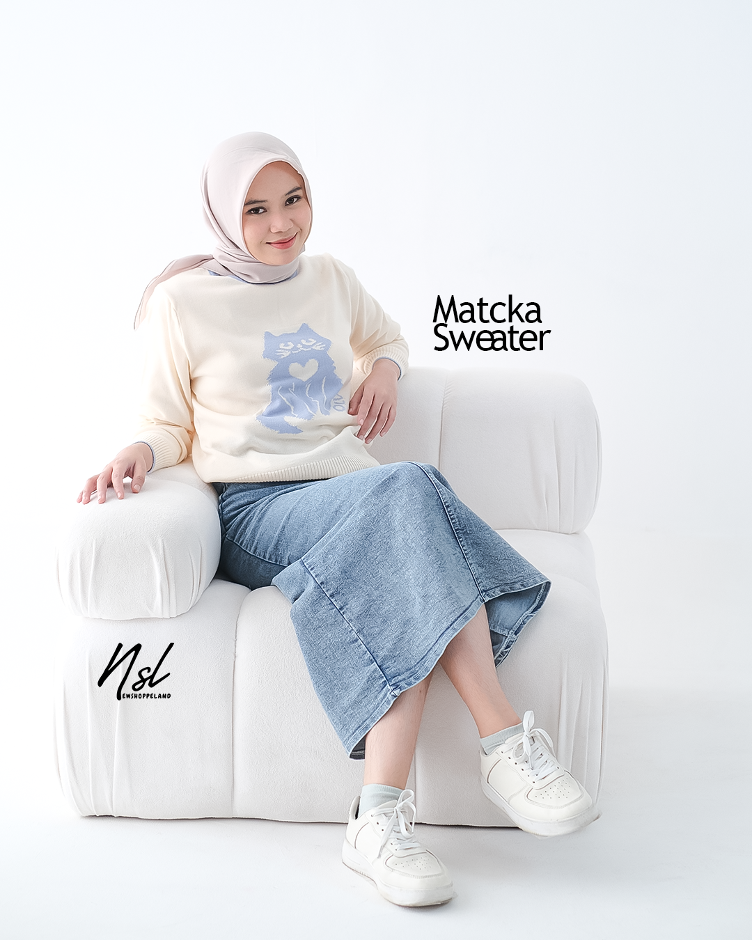 NEWSHOPPELAND - Matcka Knit Sweater Premium