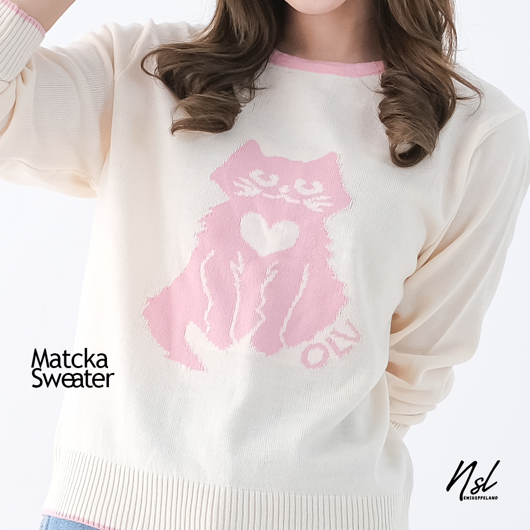 NEWSHOPPELAND - Matcka Knit Sweater Premium