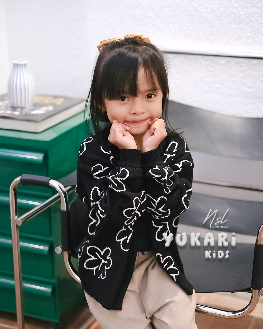 NEWSHOPPELAND - ( UKURAN ANAK ) Yukari Oversize Cardigan Premium