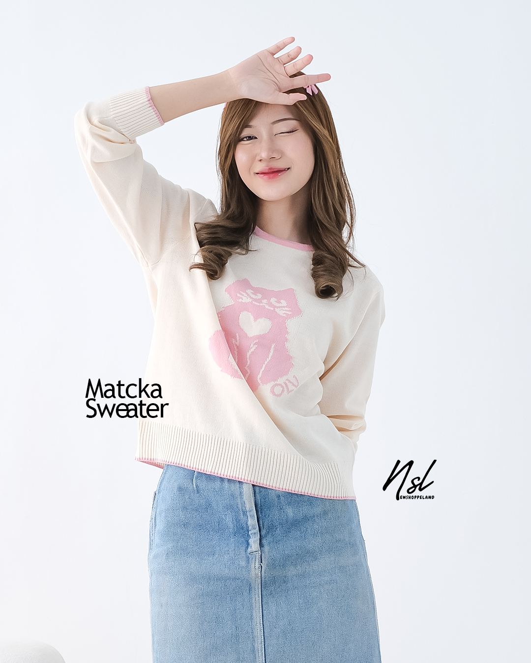 NEWSHOPPELAND - Matcka Knit Sweater Premium