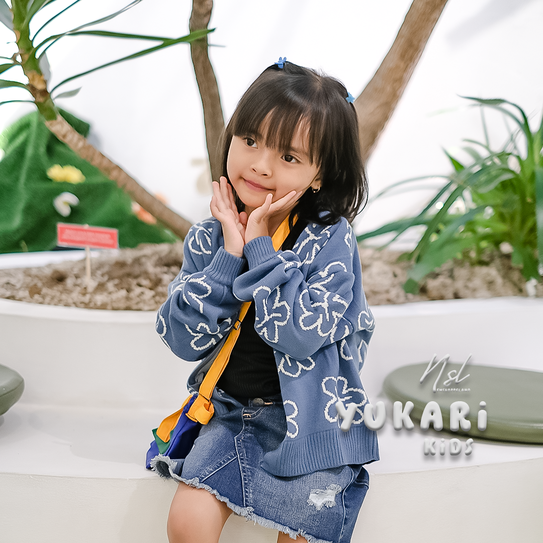 NEWSHOPPELAND - ( UKURAN ANAK ) Yukari Oversize Cardigan Premium