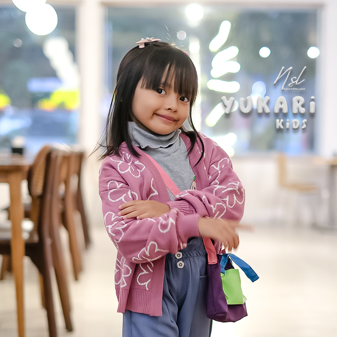 NEWSHOPPELAND - ( UKURAN ANAK ) Yukari Oversize Cardigan Premium