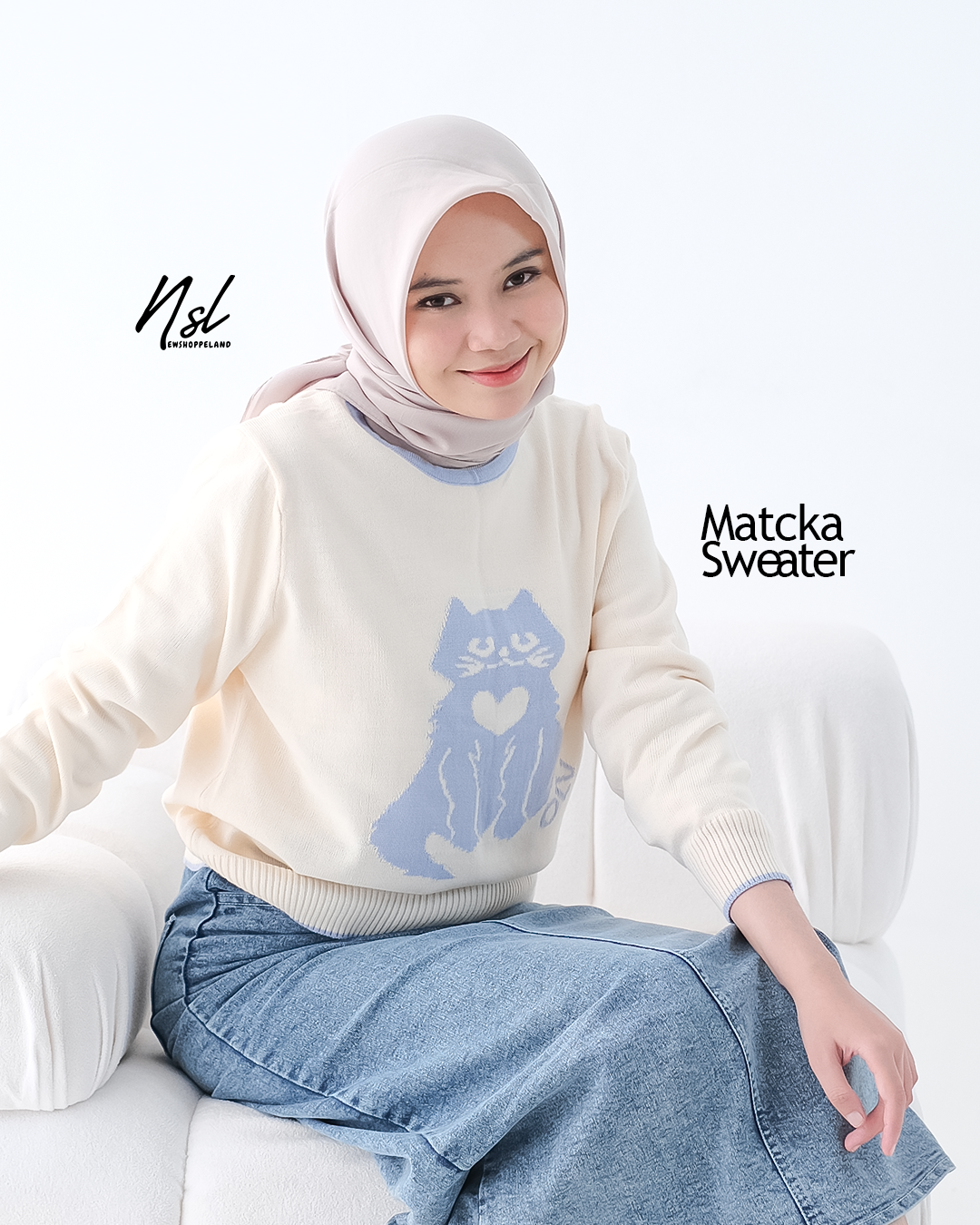 NEWSHOPPELAND - Matcka Knit Sweater Premium