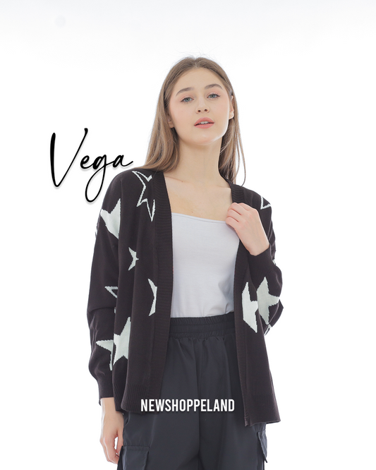 NEWSHOPPELAND -  Vega Buttonless Cardigan Oversize Premium