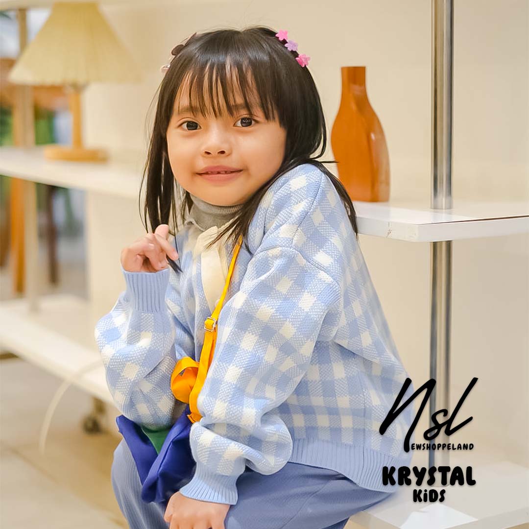 NEWSHOPPELAND - ( KIDS SERIES ) Krystal Cardigan Rajut Premium